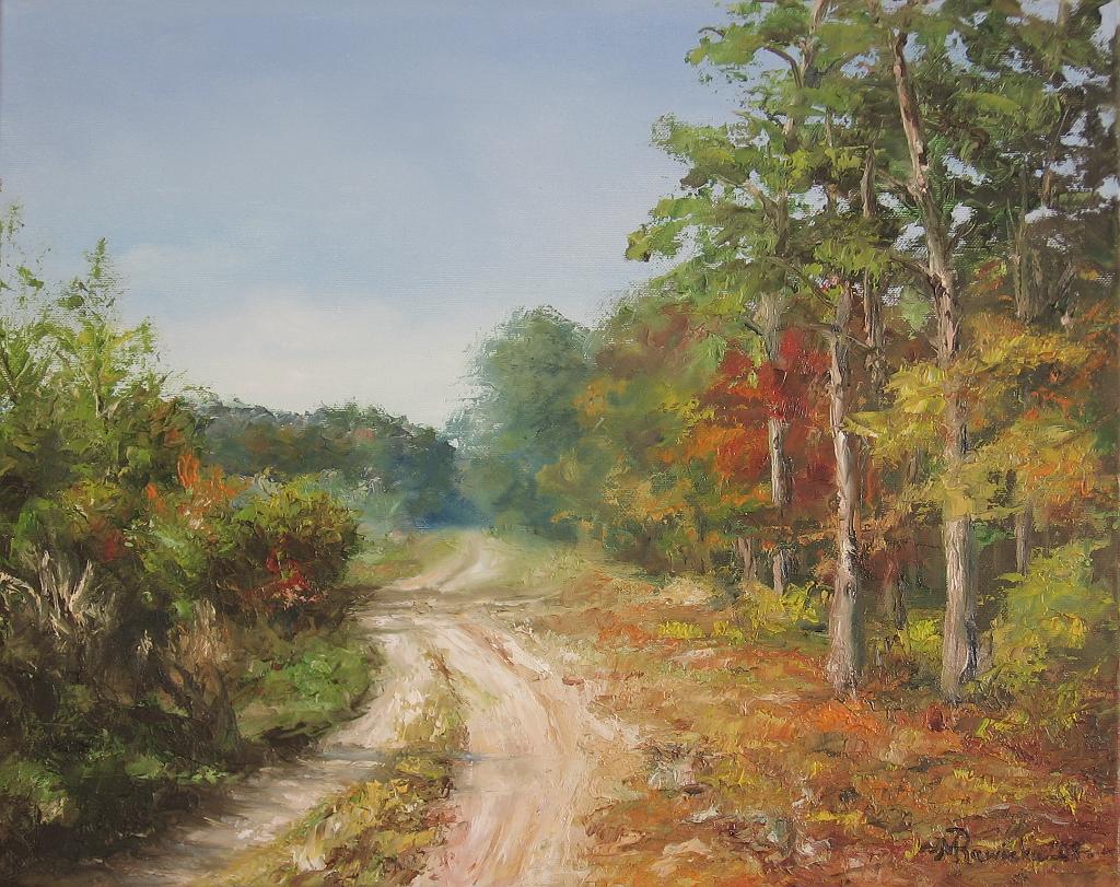 Galeria GoArts/Pejzaże/Lesna droga 2